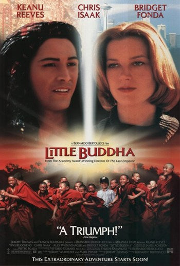 Little Buddha Movie Poster Print showcasing serene spiritual themes.