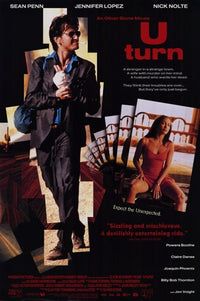 U Turn Movie Poster Print showcasing drama and tension in vibrant colors.