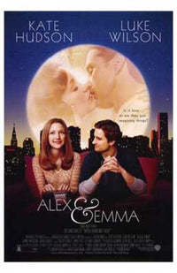 Alex and Emma Movie Poster Print showcasing vibrant colors and romantic imagery.