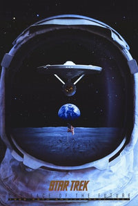 Star Trek 25th Anniversary Movie Poster featuring iconic imagery.