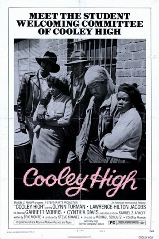 Cooley High Movie Poster Print showcasing vibrant colors and nostalgic design.