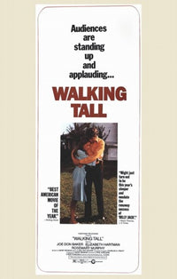 Walking Tall Movie Poster showcasing action-packed scenes from the film.
