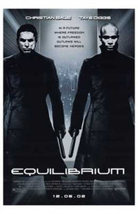 Equilibrium Movie Poster Print featuring striking visuals