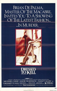 Dressed to Kill Movie Poster Print showcasing iconic film imagery.