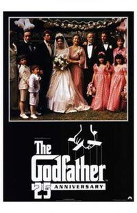 The Godfather Movie Poster Print showcasing iconic film art.