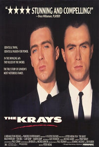 The Krays Movie Poster Print showcasing the infamous Kray twins.
