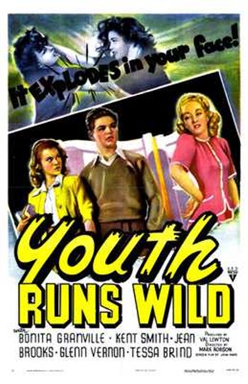 Youth Runs Wild Movie Poster Print showcasing youthful rebellion and adventure.