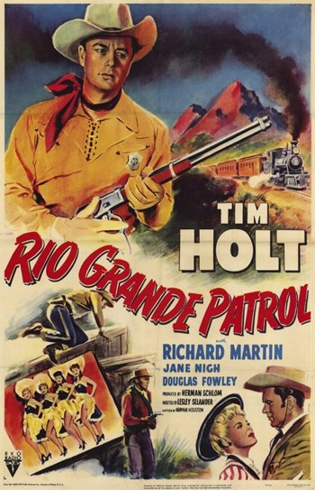 Rio Grande Patrol Movie Poster Print showcasing classic cinema art