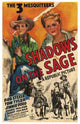 Shadows on the Sage Movie Poster showcasing captivating Western imagery.