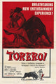Torero Movie Poster Print featuring dramatic imagery.