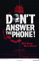 Don't Answer the Phone Movie Poster Print, horror film decor