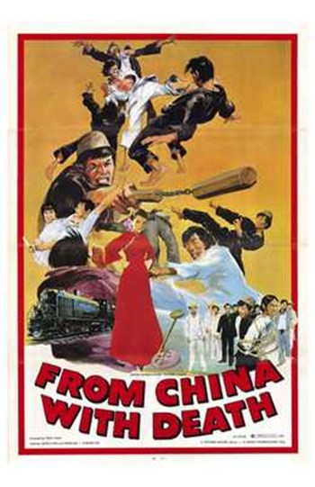 From China with Death Movie Poster Print featuring cinematic artwork.