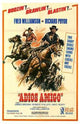 Adios Amigo Movie Poster Print featuring vibrant colors and cinematic imagery.
