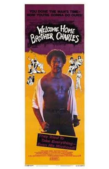 Welcome Home Brother Charles Movie Poster featuring bold colors and striking imagery.