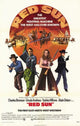 Red Sun Movie Poster Print featuring vibrant colors and cinematic art.