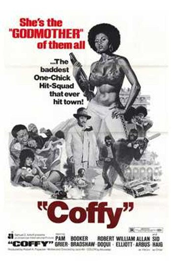 Coffy movie poster print featuring iconic artwork.