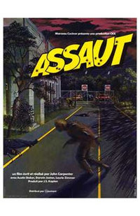 Assault on Precinct 13 movie poster print showcasing iconic film imagery