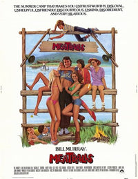 Meatballs Movie Poster Print featuring vibrant colors and classic design.