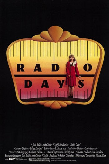 Radio Days Movie Poster Print showcasing classic cinema nostalgia.