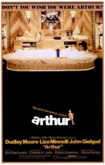 Arthur Movie Poster Print showcasing classic film charm.