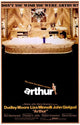 Arthur Movie Poster Print showcasing classic film charm.