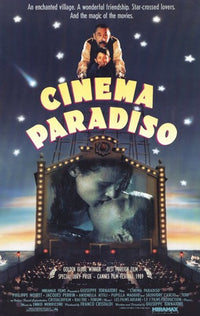 Cinema Paradiso movie poster print showcasing nostalgic film art.