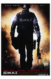 Swat Movie Poster Print featuring action-packed design