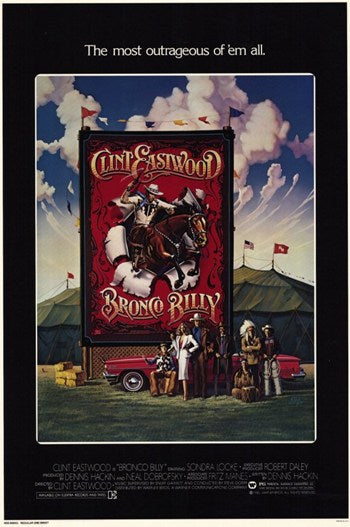 Bronco Billy Movie Poster Print featuring Clint Eastwood