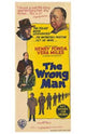 The Wrong Man Movie Poster Print showcasing classic film art.