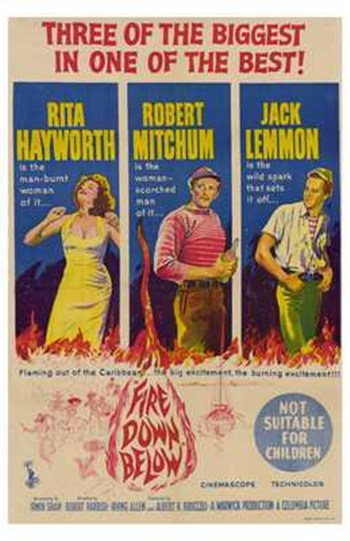 Fire Down Below Movie Poster Print showcasing action-packed visuals.