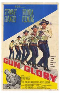 Gun Glory Movie Poster Print showcasing classic cinema art.