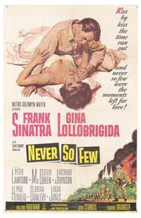 Never So Few Movie Poster Print showcasing classic cinema art.