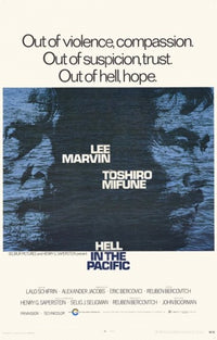 Hell In the Pacific Movie Poster Print, cinematic artwork, film poster