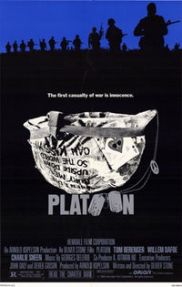 Platoon Movie Poster Print showcasing cinematic art