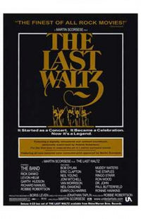 Last Waltz Movie Poster Print featuring iconic concert imagery.