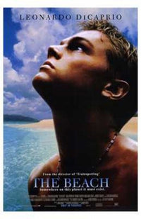 The Beach Movie Poster Print showcasing coastal vibes and sunny aesthetics.