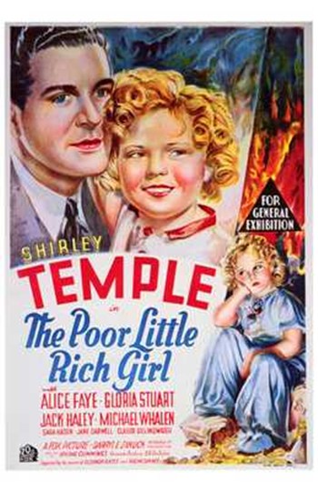 Poor Little Rich Girl Movie Poster Print showcasing classic film art.