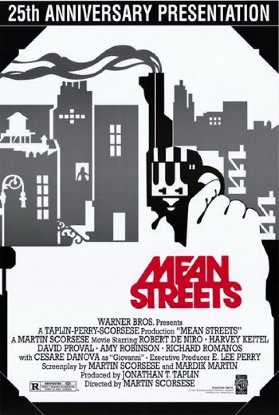 Mean Streets Movie Poster Print featuring classic cinematic artwork.