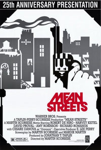 Mean Streets Movie Poster Print featuring classic cinematic artwork.
