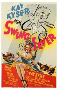 Swing Fever Movie Poster Print showcasing lively dance visuals.