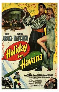 Holiday in Havana Movie Poster Print showcasing vibrant tropical imagery.
