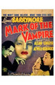Mark of the Vampire Movie Poster Print showcasing classic horror cinema.