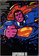 Superman 3 Movie Poster Print showcasing iconic superhero film art