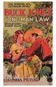 One Man Law Movie Poster Print showcasing cinematic artwork.