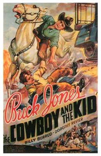 The Cowboy and the Kid Movie Poster Print
