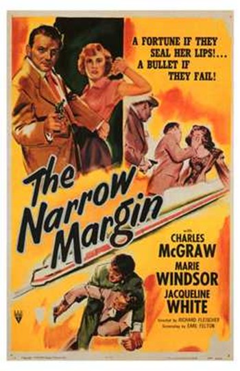 Narrow Margin Movie Poster showcasing classic film art.