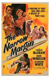 Narrow Margin Movie Poster showcasing classic film art.