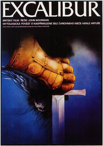 Excalibur Movie Poster Print - Classic Film Artwork