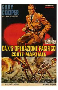 The Court-Martial of Billy Mitchell movie poster showcasing aviation history.