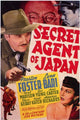 Secret Agent of Japan Movie Poster Print showcasing espionage theme.
